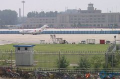 北京首都国际机场停机坪作业区